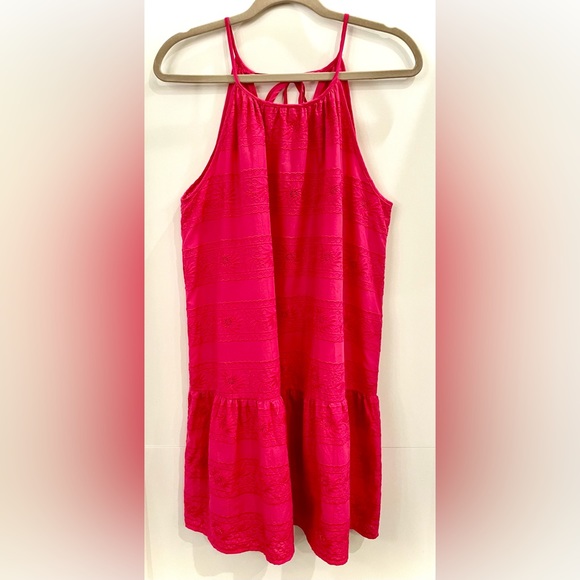 ASOS Pink Broderie Sundress, Size 10 - Picture 2 of 6